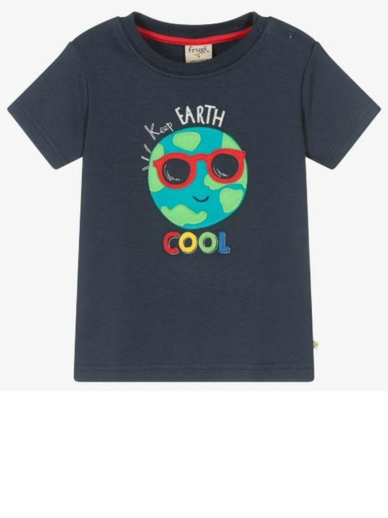 Frugi Keep Earth Cool Top Tshirt - 8/9 Yrs (Nwt)